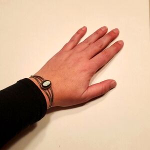 Opal Silver Southwestern Bracelet